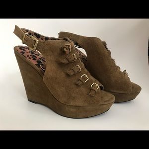 Jessica Simpson Brown Wedges
